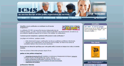 Desktop Screenshot of certification.icms.fr