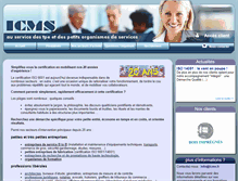 Tablet Screenshot of certification.icms.fr