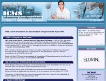 Tablet Screenshot of biologie.icms.fr